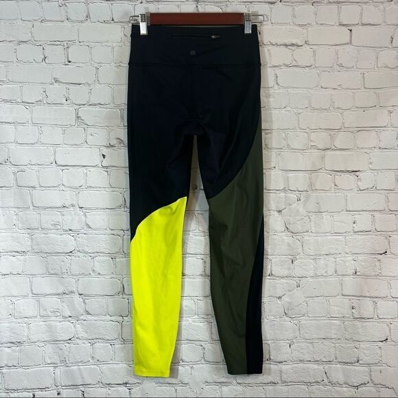 ATHLETA ASYM COLORBLOCK SUPERSONIC TIGHT PANT YOGA FITNESS XS - Picture 5 of 12